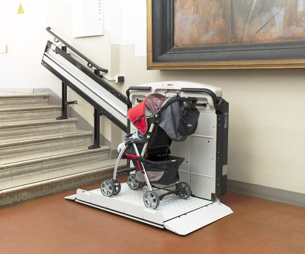 Plateforme monte-escalier pour fauteuil roulant